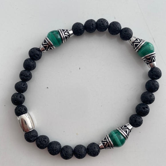 Set of 3 men’s beaded bracelets - Picture 4 of 6